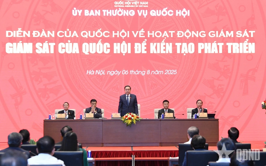 Chủ tịch Quốc hội Trần Thanh Mẫn: Giám sát nhằm kiến tạo sự phát triển của đất nước trong kỷ nguyên mới